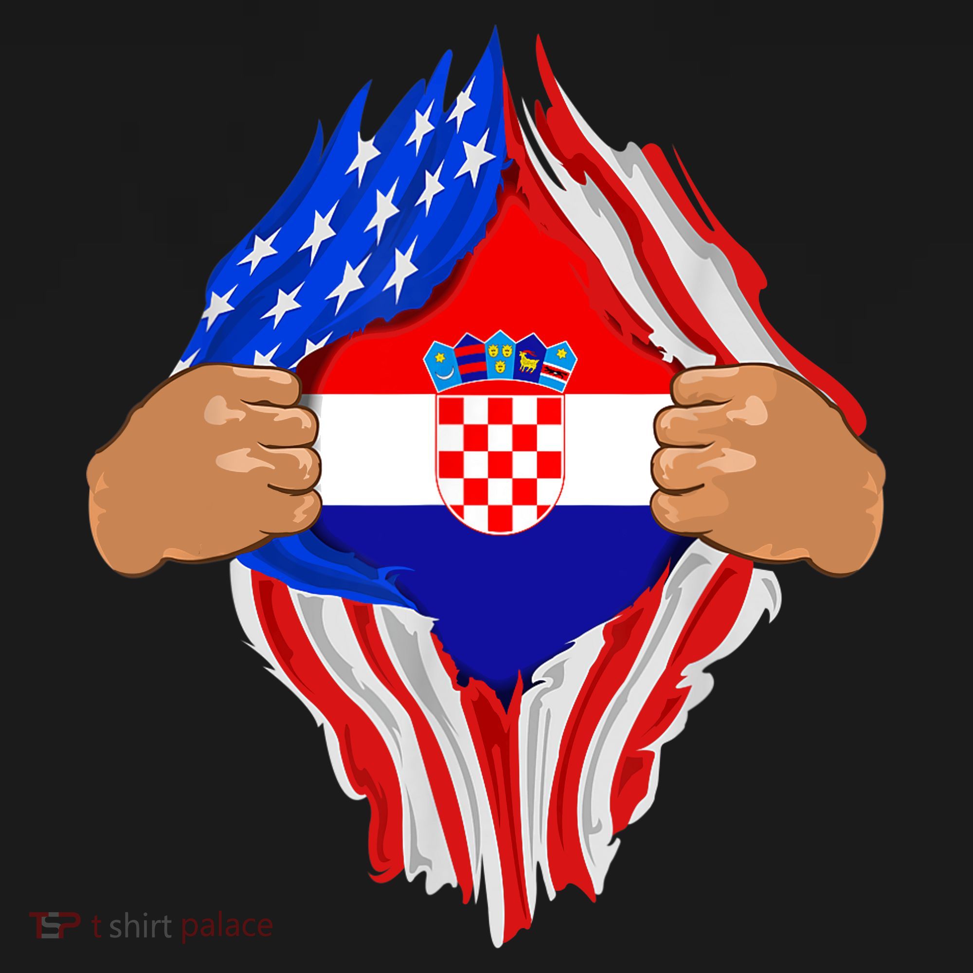 Croatian Blood Inside Me | Croatia Flag Gift Ornament