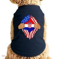 Croatian Blood Inside Me | Croatia Flag Gift Doggie Tank thumb 0