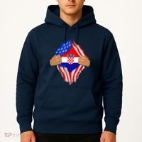Croatian Blood Inside Me | Croatia Flag Gift Hoodie thumb 2