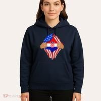 Croatian Blood Inside Me | Croatia Flag Gift Hoodie thumb 5