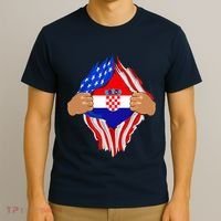 Croatian Blood Inside Me | Croatia Flag Gift T-Shirt thumb 3