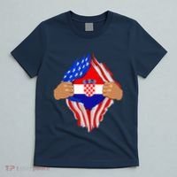 Croatian Blood Inside Me | Croatia Flag Gift T-Shirt thumb 5