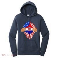 Croatian Blood Inside Me | Croatia Flag Gift Women's Hoodie thumb 0
