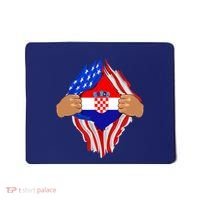 Croatian Blood Inside Me | Croatia Flag Gift Mousepad thumb 0