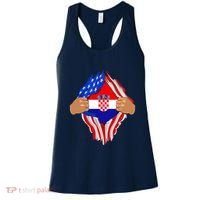 Croatian Blood Inside Me | Croatia Flag Gift Women's Tank Top thumb 0