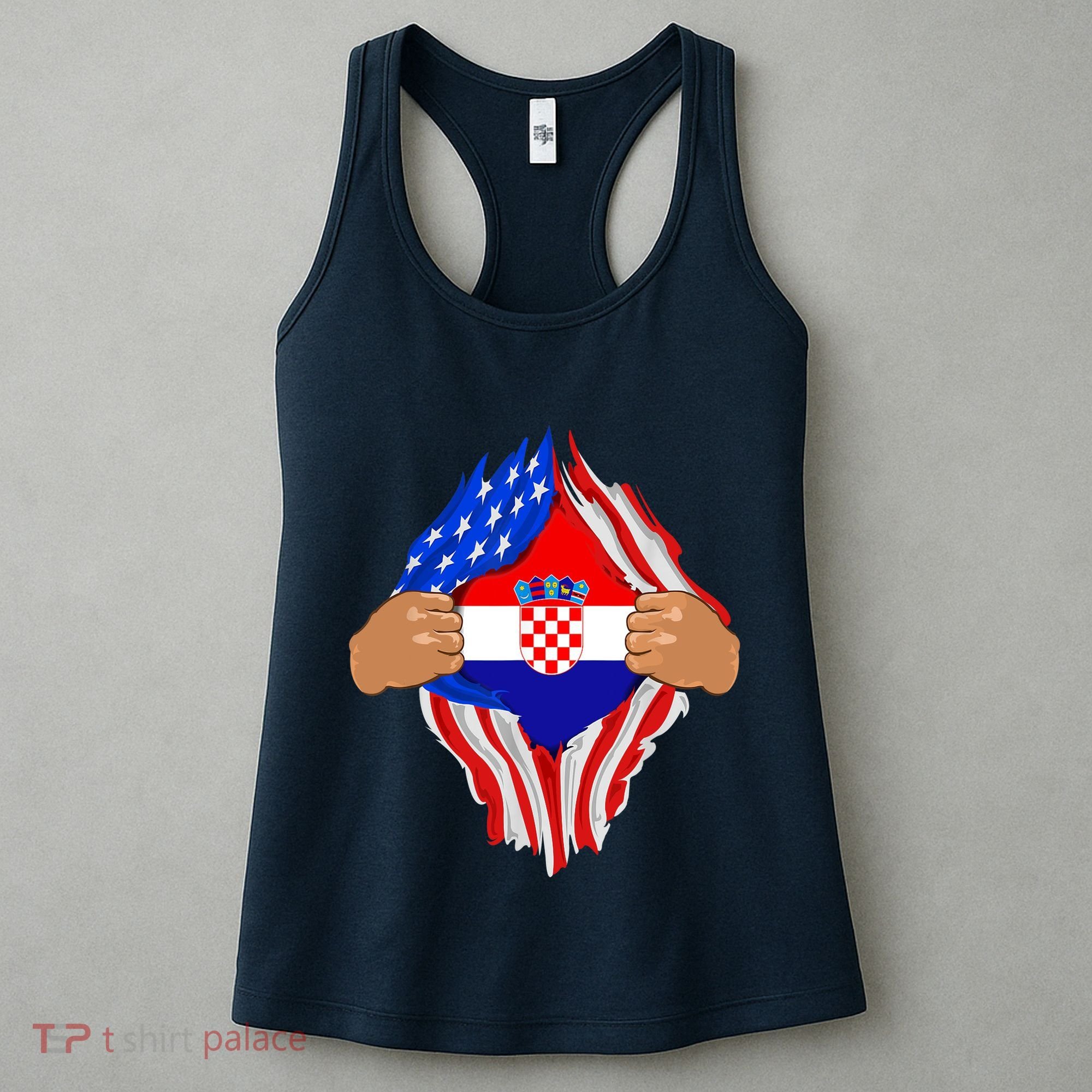 Croatian Blood Inside Me | Croatia Flag Gift Women's Tank Top