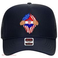 Croatian Blood Inside Me | Croatia Flag Gift Hat thumb 0