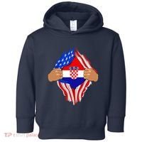 Croatian Blood Inside Me | Croatia Flag Gift Toddler Hoodie thumb 0