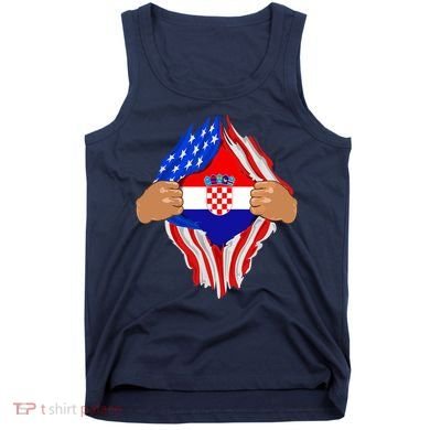Croatian Blood Inside Me | Croatia Flag Gift Tank Top