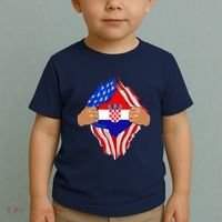 Croatian Blood Inside Me | Croatia Flag Gift Toddler T-Shirt thumb 2