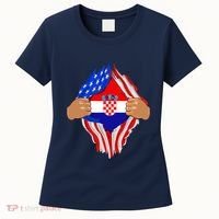 Croatian Blood Inside Me | Croatia Flag Gift Women's T-Shirt thumb 0