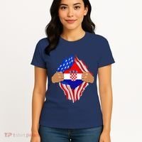 Croatian Blood Inside Me | Croatia Flag Gift Women's T-Shirt thumb 4