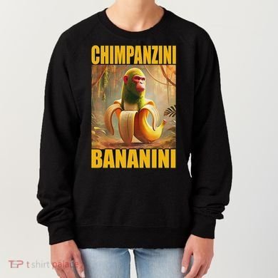 Chimpanzini Bananini Italian Brainrot Meme, Gilrs, Women's Sweatshirt