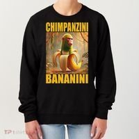 Chimpanzini Bananini Italian Brainrot Meme, Gilrs, Women's Sweatshirt thumb 0