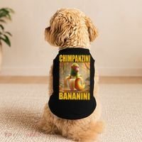 Chimpanzini Bananini Italian Brainrot Meme, Gilrs, Doggie Tank thumb 2