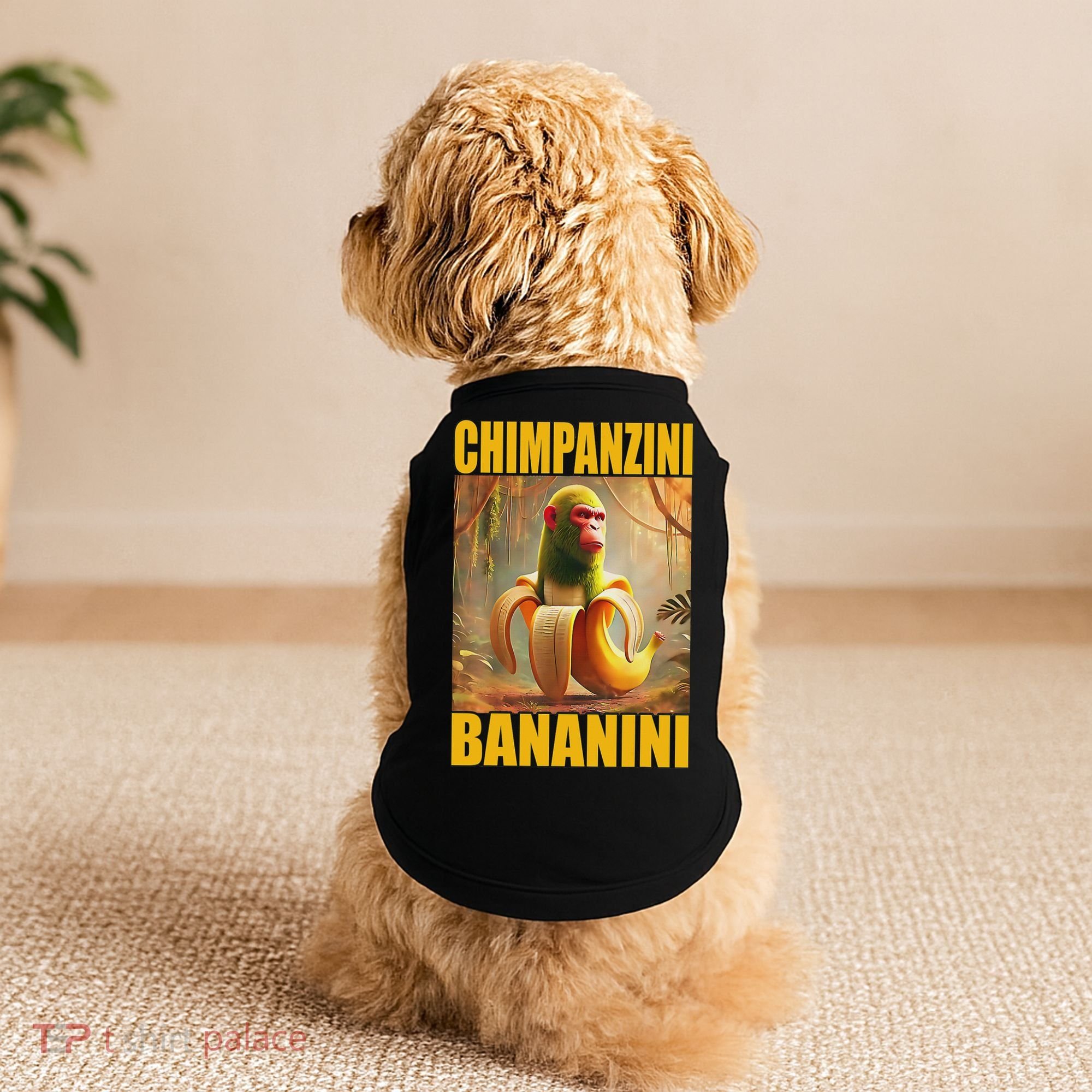 Chimpanzini Bananini Italian Brainrot Meme, Gilrs, Doggie Tank