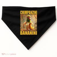 Chimpanzini Bananini Italian Brainrot Meme, Gilrs, USA-Made Doggie Bandana thumb 0