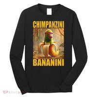 Chimpanzini Bananini Italian Brainrot Meme, Gilrs, Long Sleeve Shirt thumb 0