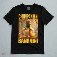 Chimpanzini Bananini Italian Brainrot Meme, Gilrs, T-Shirt thumb 5