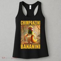 Chimpanzini Bananini Italian Brainrot Meme, Gilrs, Women's Tank Top thumb 3