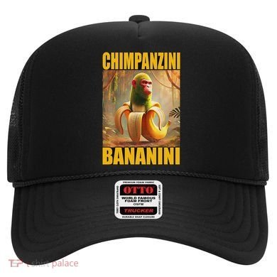 Chimpanzini Bananini Italian Brainrot Meme, Gilrs, Hat