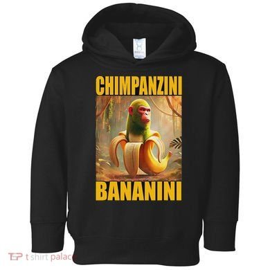 Chimpanzini Bananini Italian Brainrot Meme, Gilrs, Toddler Hoodie
