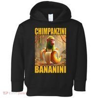 Chimpanzini Bananini Italian Brainrot Meme, Gilrs, Toddler Hoodie thumb 0