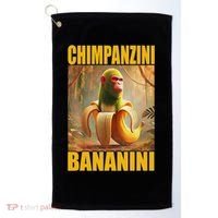 Chimpanzini Bananini Italian Brainrot Meme, Gilrs, Golf Towel thumb 0