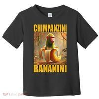 Chimpanzini Bananini Italian Brainrot Meme, Gilrs, Toddler T-Shirt thumb 0