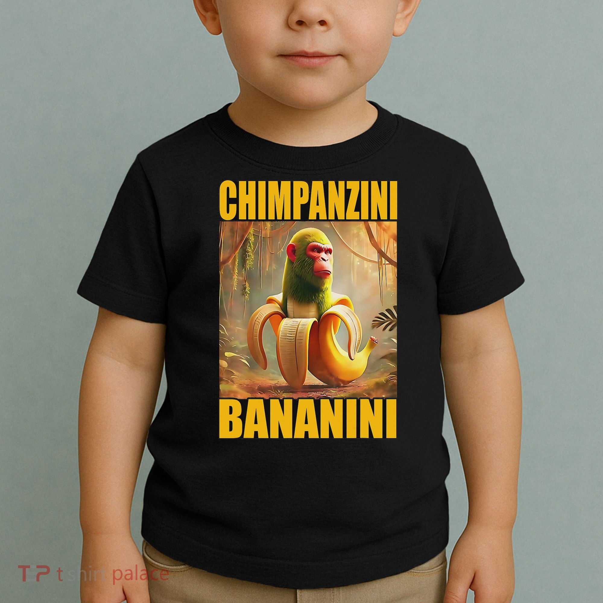 Chimpanzini Bananini Italian Brainrot Meme, Gilrs, Toddler T-Shirt