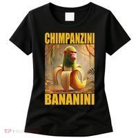Chimpanzini Bananini Italian Brainrot Meme, Gilrs, Women's T-Shirt thumb 0