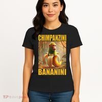 Chimpanzini Bananini Italian Brainrot Meme, Gilrs, Women's T-Shirt thumb 4