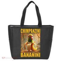 Chimpanzini Bananini Italian Brainrot Meme, Gilrs, Tote Bag thumb 0