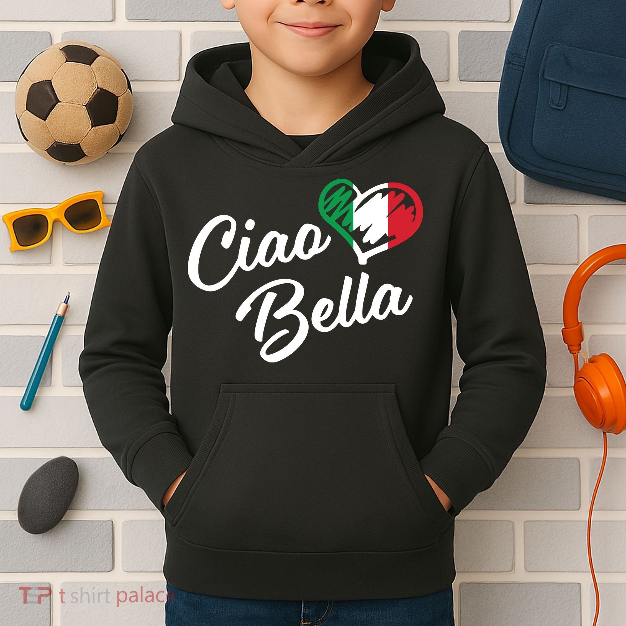 Ciao Bella Italian Kids Hoodie