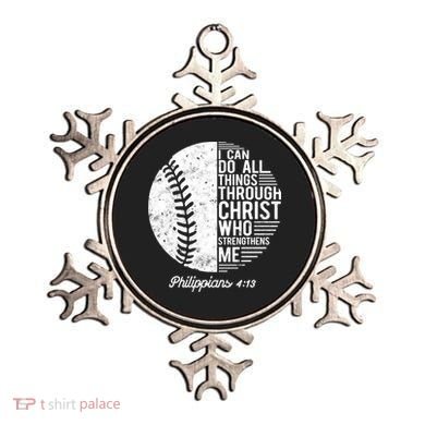 Christian Baseball I Can Do All Things Philippians 4 13 Funny Gift Ornament