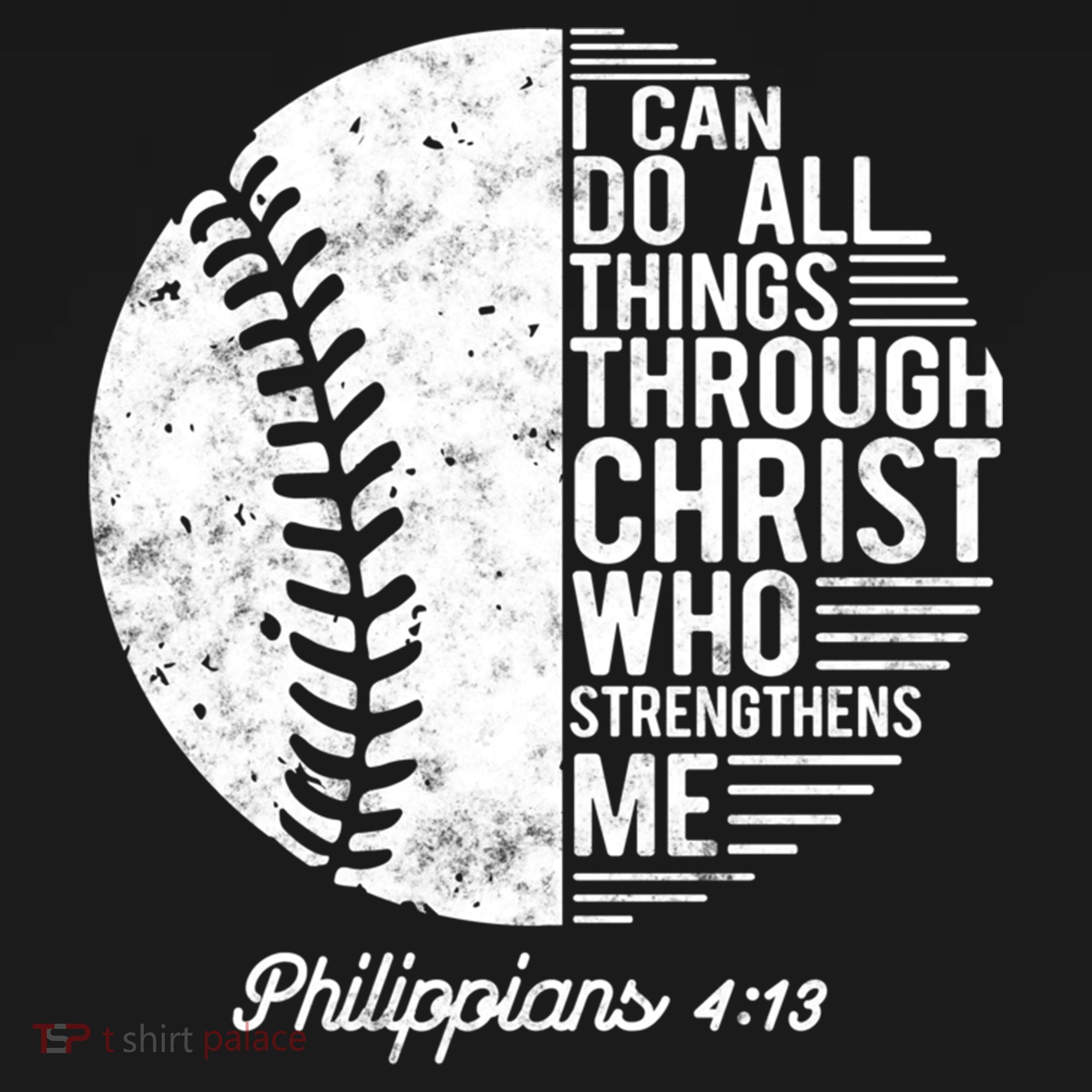 Christian Baseball I Can Do All Things Philippians 4 13 Funny Gift Women's Tank Top
