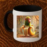 Chimpanzini Bananini - Italian Brainrot Meme Coffee Mug thumb 2