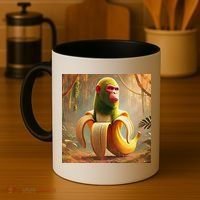 Chimpanzini Bananini - Italian Brainrot Meme Coffee Mug thumb 4