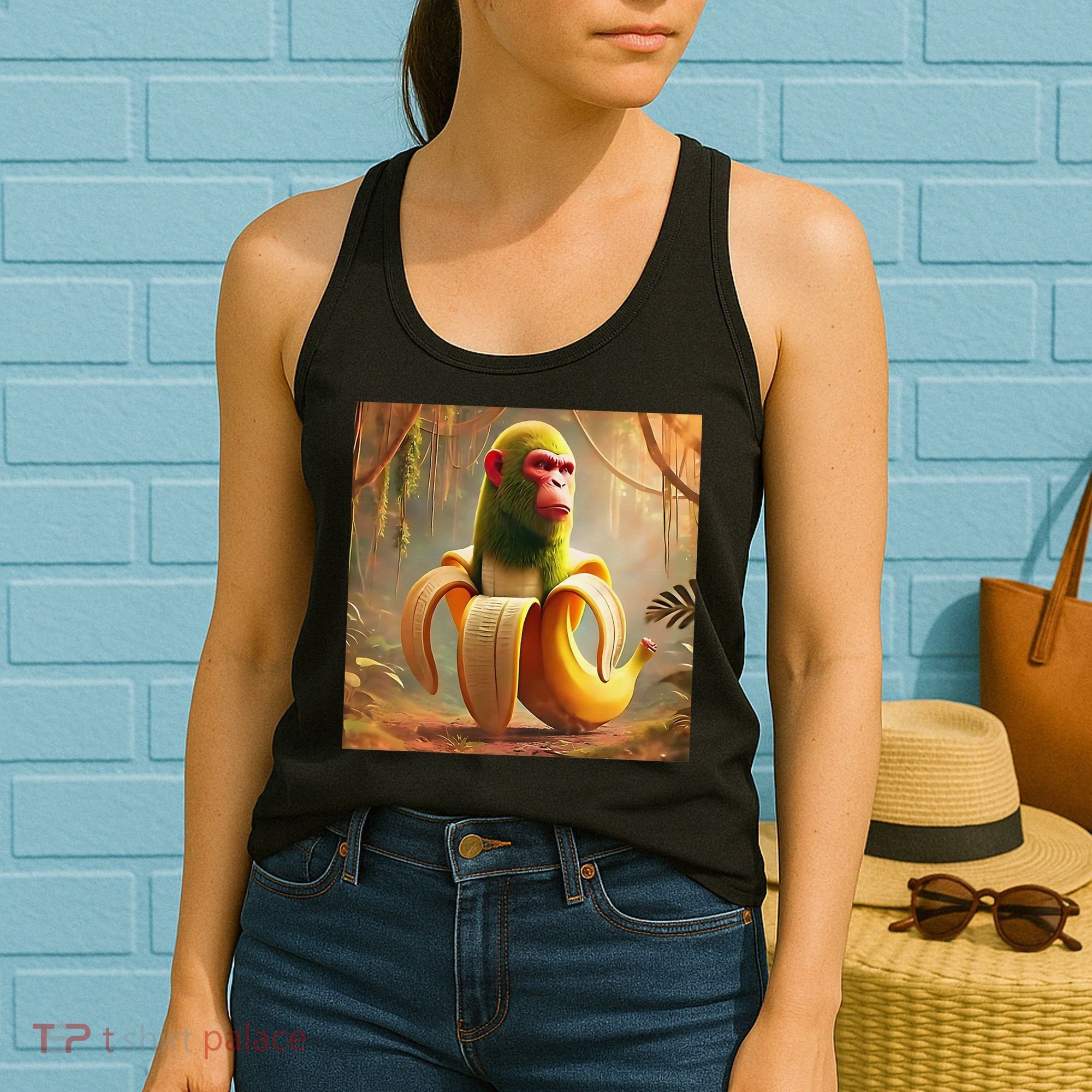 Chimpanzini Bananini - Italian Brainrot Meme Women's Tank Top