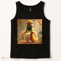 Chimpanzini Bananini - Italian Brainrot Meme Tank Top thumb 2