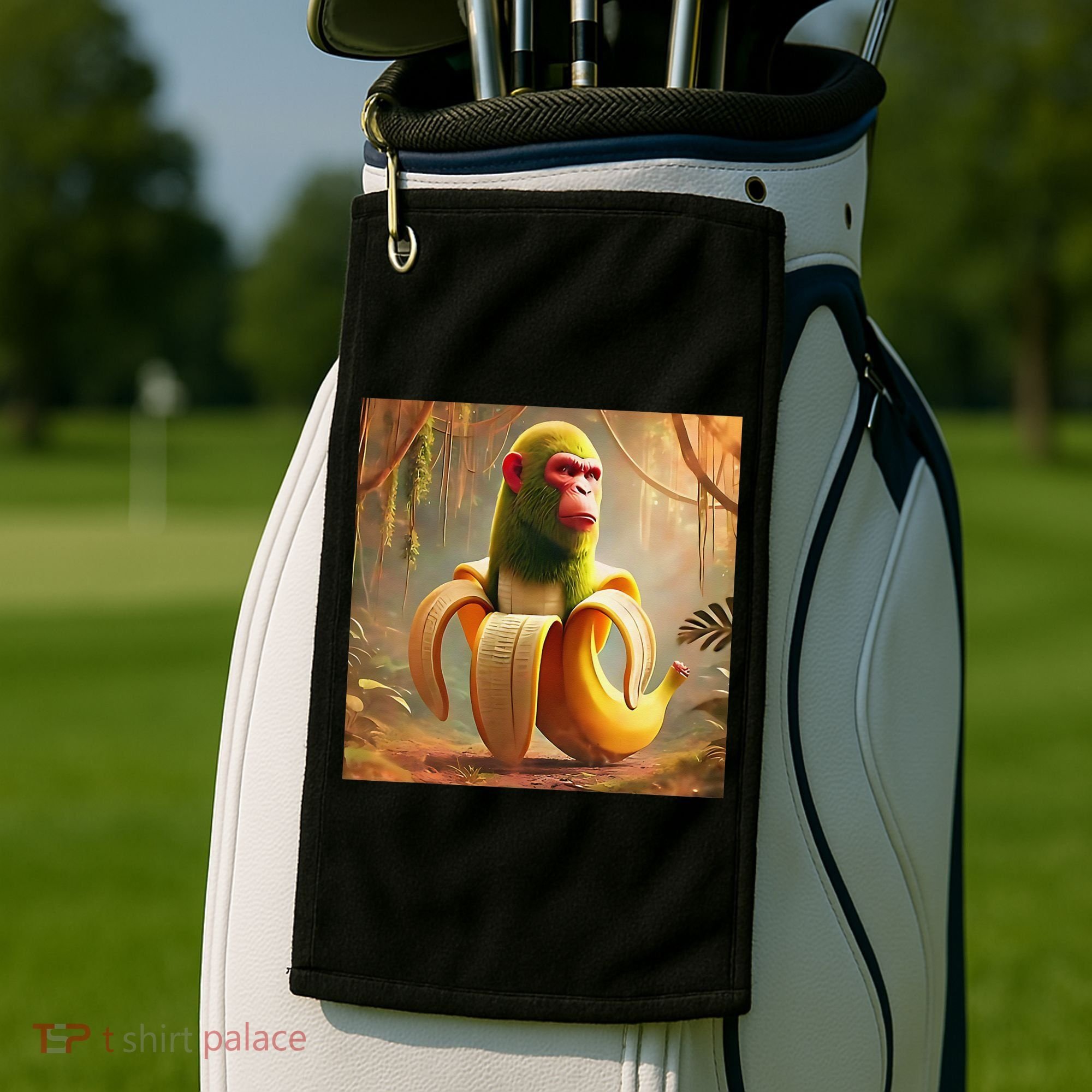 Chimpanzini Bananini - Italian Brainrot Meme Golf Towel