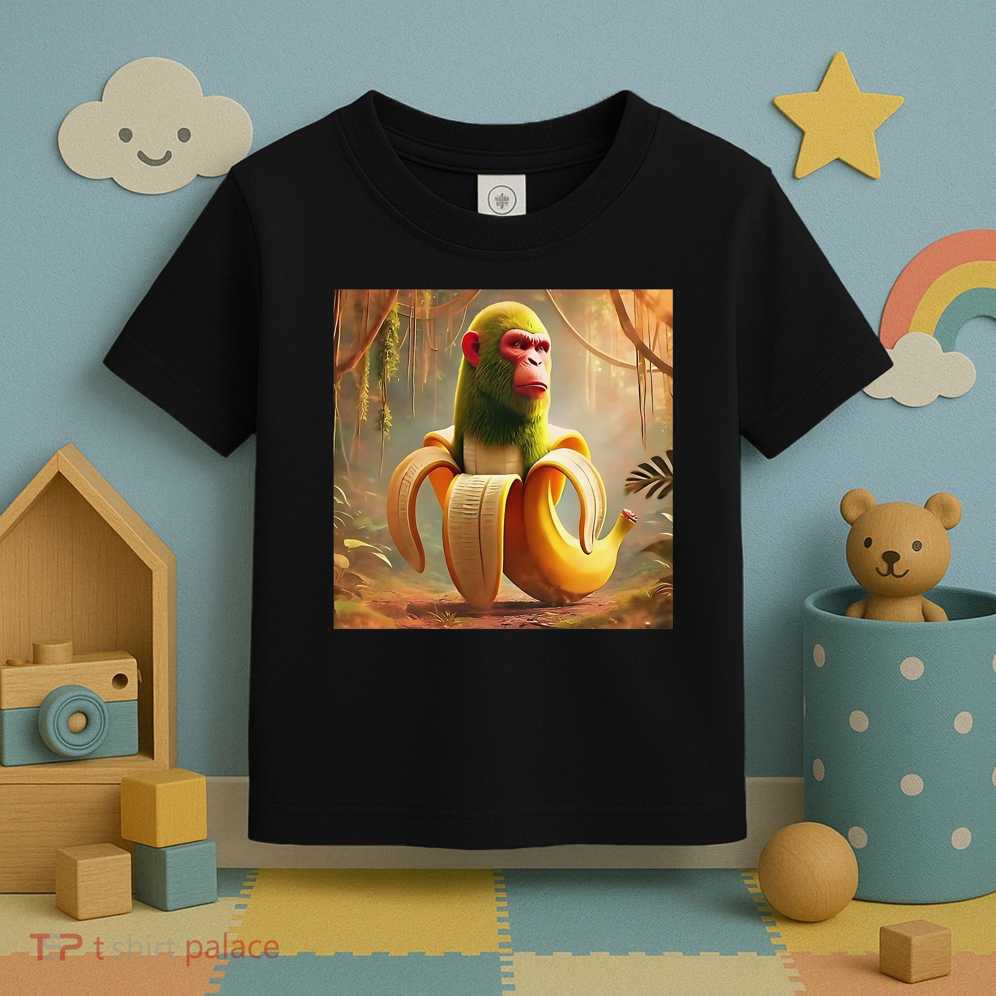 Chimpanzini Bananini - Italian Brainrot Meme Toddler T-Shirt