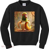 Chimpanzini Bananini - Italian Brainrot Meme Kids Sweatshirt thumb 0
