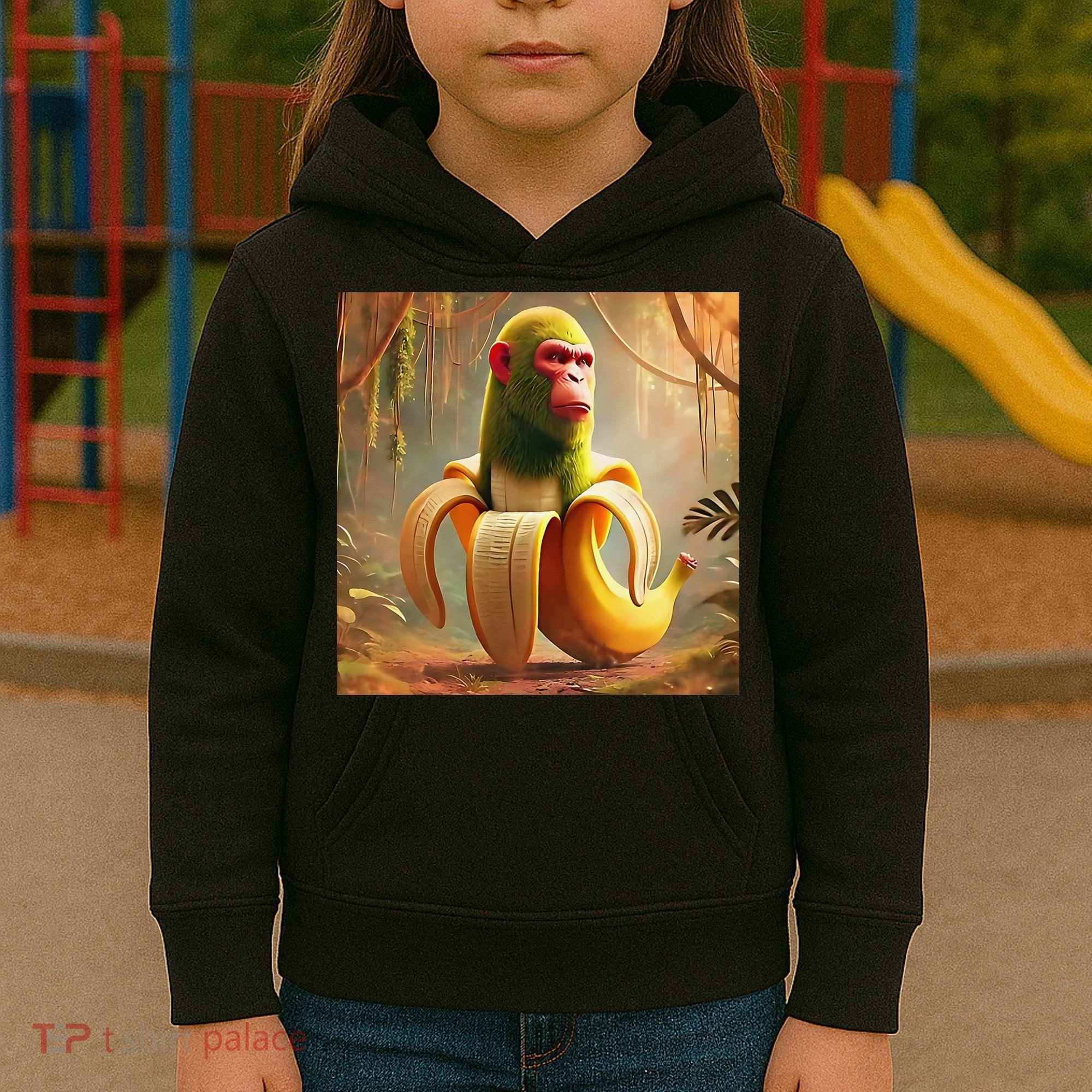 Chimpanzini Bananini - Italian Brainrot Meme Kids Hoodie