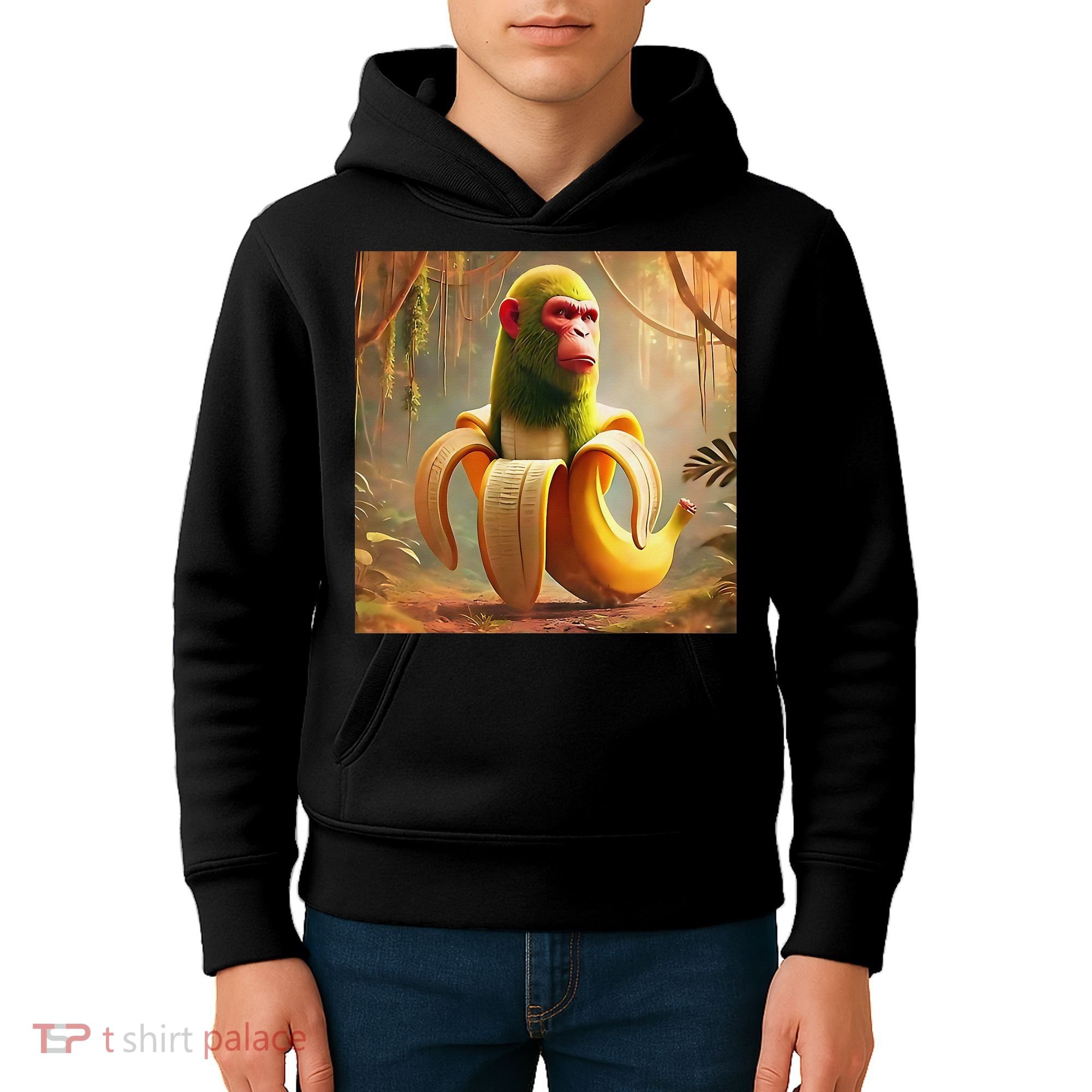 Chimpanzini Bananini - Italian Brainrot Meme Kids Hoodie