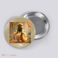 Chimpanzini Bananini - Italian Brainrot Meme Button thumb 0