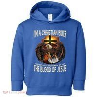 Christian Biker Im That Motorcycle Riding Jesus Freak Faith Gift Toddler Hoodie thumb 0
