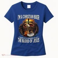 Christian Biker Im That Motorcycle Riding Jesus Freak Faith Gift Women's T-Shirt thumb 0