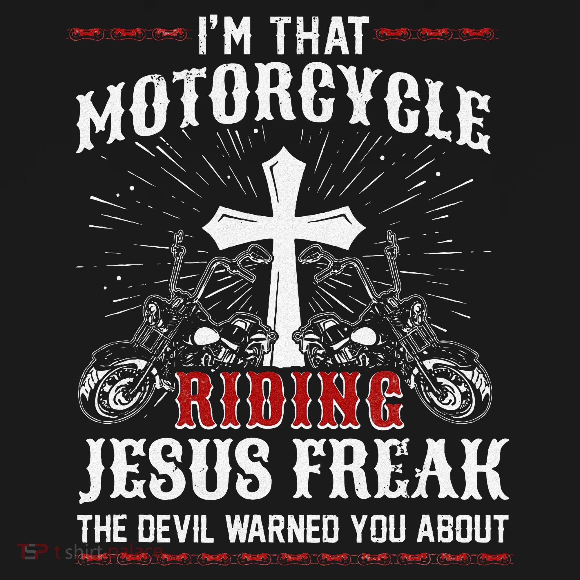 Christian Biker Im That Motorcycle Riding Jesus Freak Faith Bucket Hat