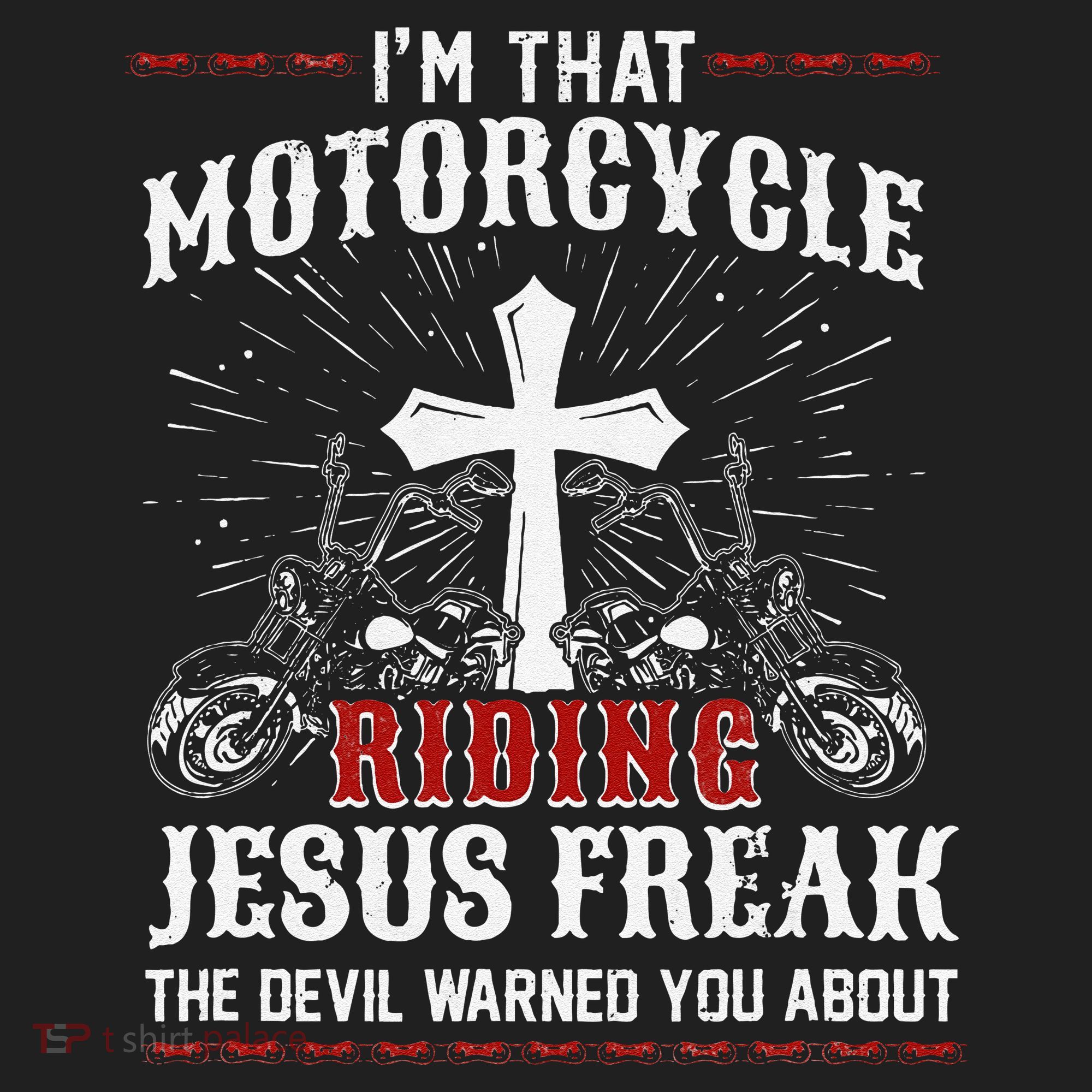 Christian Biker Im That Motorcycle Riding Jesus Freak Faith Beanie